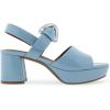 imageAerosoles Womens Chamber Heeled SandalDusty Blue Patent Pu