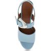 imageAerosoles Womens Chamber Heeled SandalDusty Blue Patent Pu