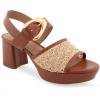 imageAerosoles Womens Chamber Heeled SandalNatural Raffia