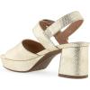 imageAerosoles Womens Chamber Heeled SandalSoft Gold Canvas