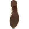 imageAerosoles Womens Chamber Heeled SandalSoft Gold Canvas