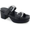 imageAerosoles Womens Chance Heeled SandalBlack Leather
