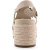 imageAerosoles Womens Chatham Heeled SandalPale Khaki Suede