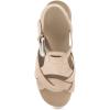 imageAerosoles Womens Chatham Heeled SandalPale Khaki Suede