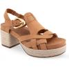 imageAerosoles Womens Chatham Heeled SandalTan Suede