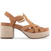 imageAerosoles Womens Chatham Heeled SandalTan Suede