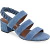 imageAerosoles Womens Clarissa Heeled SandalBlue Jean Suede