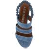 imageAerosoles Womens Clarissa Heeled SandalBlue Jean Suede