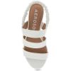 imageAerosoles Womens Clarissa Heeled SandalBright White Leather