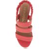imageAerosoles Womens Clarissa Heeled SandalCoral Leather