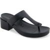 imageAerosoles Womens Clio Heeled SandalBlack Leather