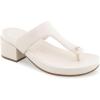 imageAerosoles Womens Clio Heeled SandalEggnog Leather