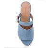 imageAerosoles Womens Cosmic Heeled SandalDenim