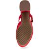 imageAerosoles Womens Cosmic Heeled SandalRed Suede