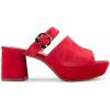 imageAerosoles Womens Cosmic Heeled SandalRed Suede