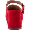 imageAerosoles Womens Cosmic Heeled SandalRed Suede