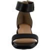 imageAerosoles Womens Eliza Heeled SandalBlack Leather