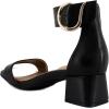 imageAerosoles Womens Eliza Heeled SandalBlack Leather