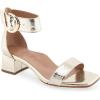 imageAerosoles Womens Eliza Heeled SandalPlatino Leather