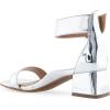 imageAerosoles Womens Eliza Heeled SandalSilver Mirror Metallic Pu