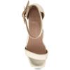 imageAerosoles Womens Eliza Heeled SandalSoft Gold Leather