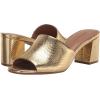 imageAerosoles Womens Entree Heeled SandalGold Snake Embossed
