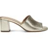 imageAerosoles Womens Entree Heeled SandalGold Snake Embossed