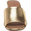 imageAerosoles Womens Entree Heeled SandalGold Snake Embossed