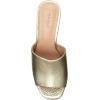 imageAerosoles Womens Entree Heeled SandalGold Snake Embossed