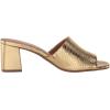 imageAerosoles Womens Entree Heeled SandalGold Snake Embossed