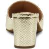 imageAerosoles Womens Entree Heeled SandalGold Snake Embossed