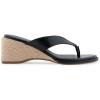imageAerosoles Womens Nero Wedge SandalBlack Faux Leather