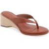 imageAerosoles Womens Nero Wedge SandalGinger Bread Faux Leather