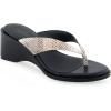 imageAerosoles Womens Nero Wedge SandalRoccia Snake Print