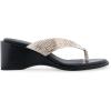 imageAerosoles Womens Nero Wedge SandalRoccia Snake Print