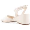 imageAerosoles Womens Nixon Heeled SandalEggnog Leather