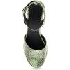 imageAerosoles Womens Nixon Heeled SandalGleam Snake Leather