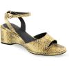 imageAerosoles Womens Nixon Heeled SandalGreen Sheen Leather