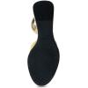 imageAerosoles Womens Nixon Heeled SandalGreen Sheen Leather