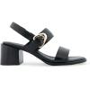 imageAerosoles Womens Nova Heeled SandalBlack Leather
