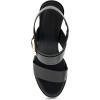 imageAerosoles Womens Nova Heeled SandalBlack Leather