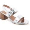 imageAerosoles Womens Nova Heeled SandalSilver Mirror Metallic Pu