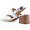 imageAerosoles Womens Nova Heeled SandalSilver Mirror Metallic Pu