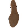 imageAerosoles Womens WITT Wedge SandalBlack Faux LeatherCork Heel