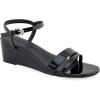 imageAerosoles Womens WITT Wedge SandalBlack Patent Faux Leather