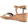 imageAerosoles Womens WITT Wedge SandalTan Faux SuedeCork Heel