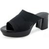 imageAerosoles Womens Carma Heeled SandalBlack Elastic