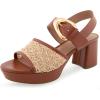 imageAerosoles Womens Chamber Heeled SandalNatural Raffia