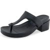 imageAerosoles Womens Clio Heeled SandalBlack Leather