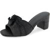 imageAerosoles Womens Gabrielle Loafer FlatBlack Raffia